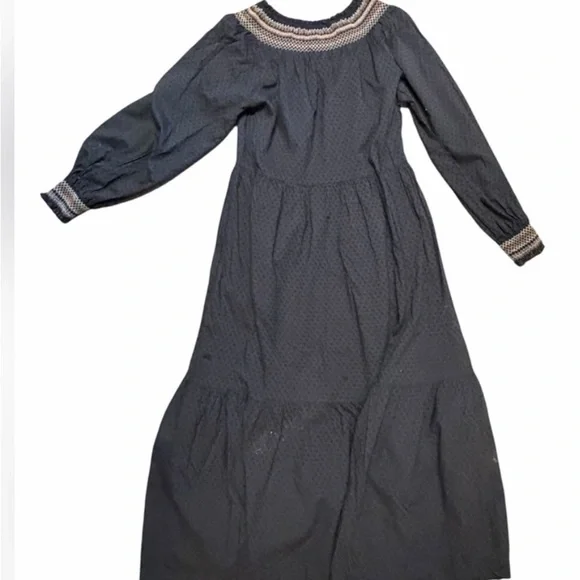 Universal Thread Charcoal Long Sleeve Dress - Picture 2 of 3